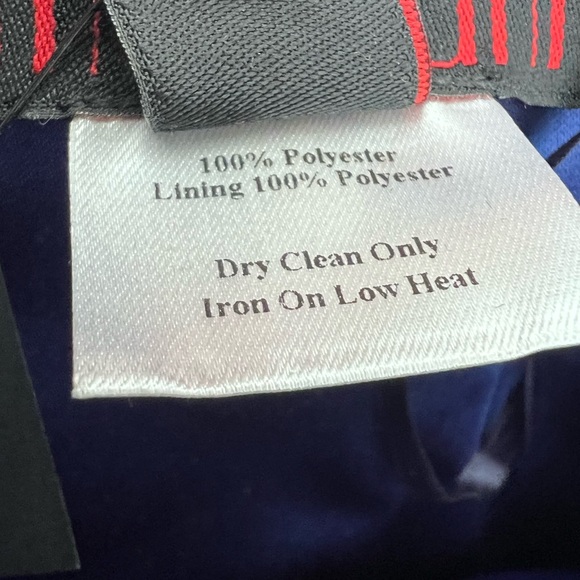 NWT! $650 Nha Khanh Navy Blue Strapless Tulle Dress Size 6 Party Wedding Prom - Picture 6 of 14